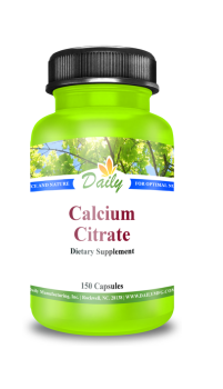 Calcium Citrate by Daily Manufacturing (150 capsules)