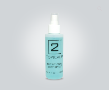 2+ Topicals Nutritional Body Spray 4 oz - 118 ml