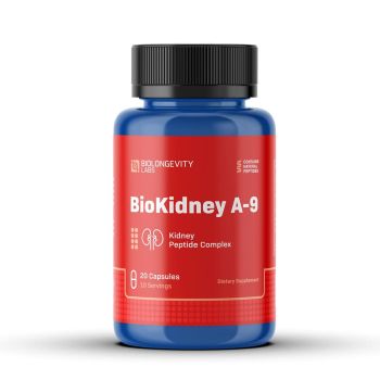 BioKidney – A-9 Kidney Peptide Bioregulator (Pielotax) - 60 Caps