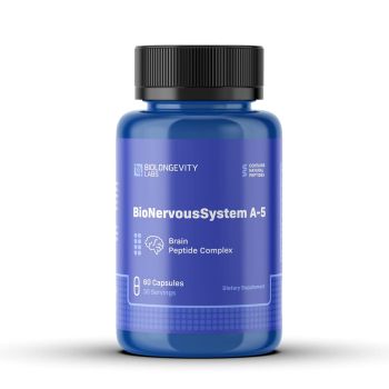 BioNervousSystem – A-5 Nervous System Peptide Bioregulator (Cerluten) - 60 Caps
