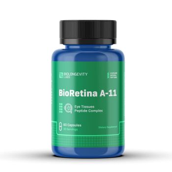 BioRetina – A-11 Retina Peptide Bioregulator (Visoluten) - 60 Caps