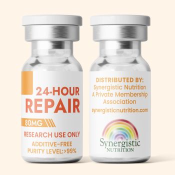 24-Hour Repair - aka: K-Glow 80mg = BPC 157 10mg + GHK-CU 50mg + TB500 10mg + KPV 10mg: When out of stock, it takes 6-8 weeks to get.