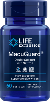 MacuGuard® Ocular Support with Saffron 60 softgels by LifeExtension - Special order item
